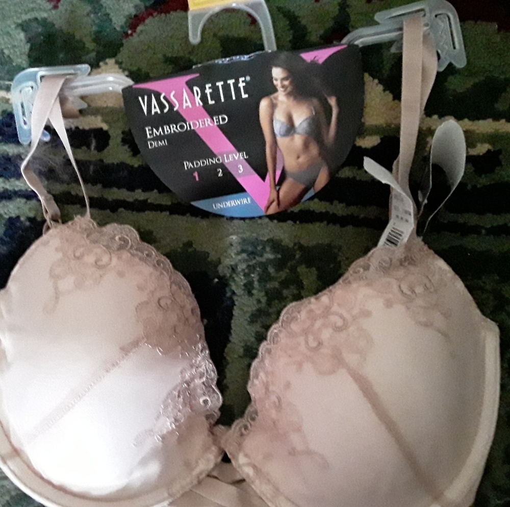 NWT Vassarette Demi Bra